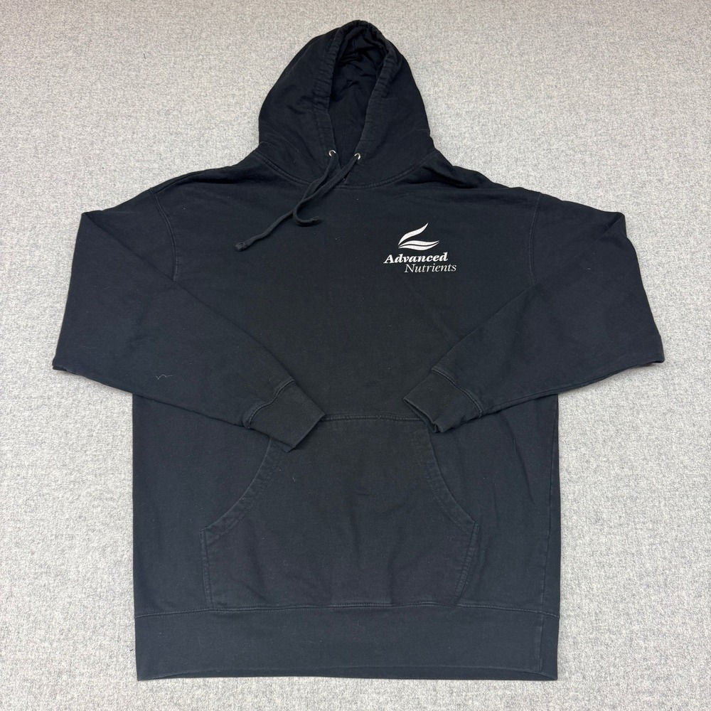 Independent Trading Company Advanced Nutrients Hoodie XL Black Graphic Pullover